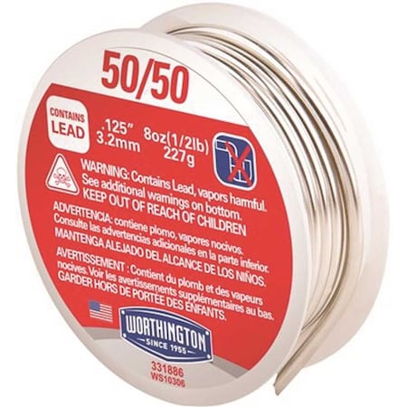 Worthington 8 oz. 50/50 Leaded Solder 331886